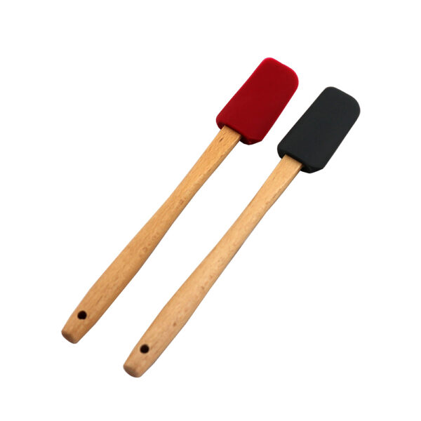 Silicone Spatula With Wooden Handle