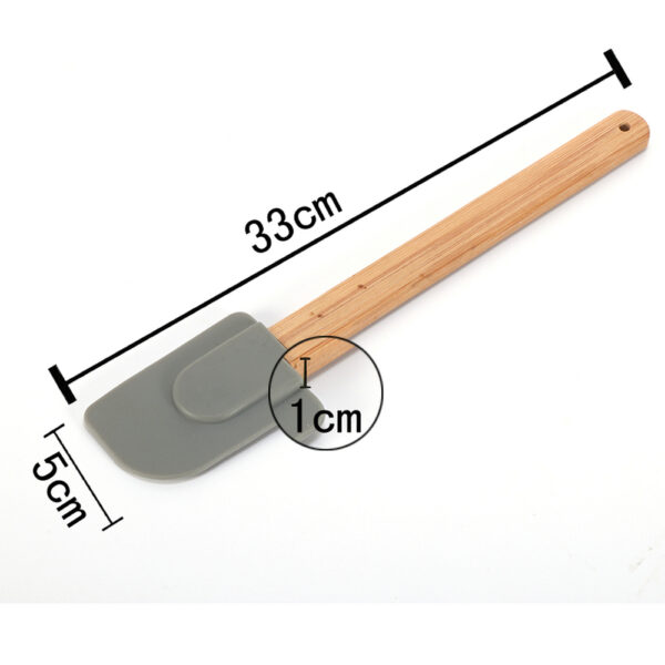 Silicone Spatula With Wooden Handle - 图片 2