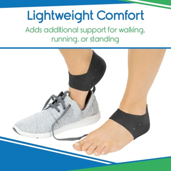 Silicone Ankle Support Brace, Soft Compression Foot Sleeve for Pain Relief & Recovery - Image 5