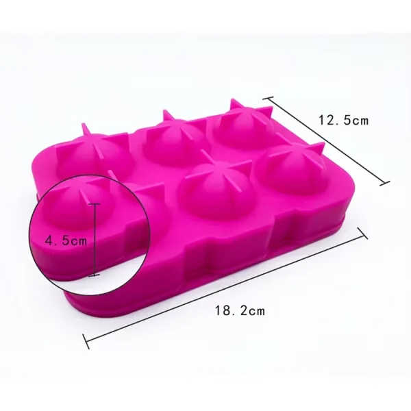 Silicone Ice Ball Maker | Large Sphere Ice Mold for Whiskey, Cocktails, and Drinks - Image 4