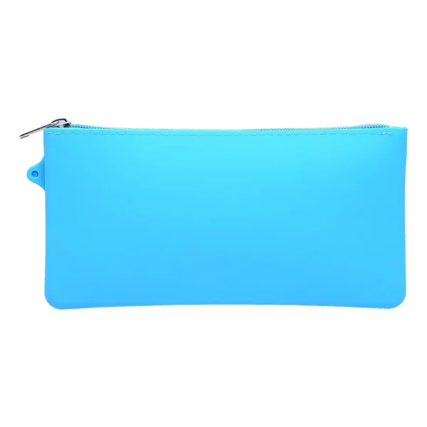 Silicone Pencil Case Make up Bag Travel Carry All Zipper Case Pouch Color Customized Multifunctional Wallet - Image 2