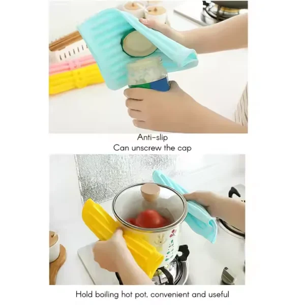 Collapsible Soft Heat Proof Silicone Cooking Pad Baking Mat square Food Grade Silicone Drainer Mat - 图片 5