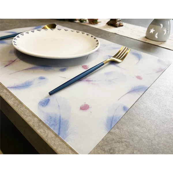 Anti Scalding  Large Size 32*45cm Silicone Rubber Placement Mat&Table Mat Color Customized - 图片 6