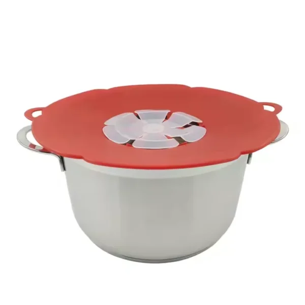 Heat Resistant  Reusable Silicone Suction Lids Spill Stopper Pot Pan Lid Cover Silicone Kitchen Overflow Lid - 图片 6