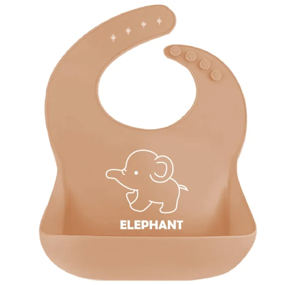 Silicone Baby Bib With Food Catcher, Soft Waterproof Toddler Bib - 图片 4