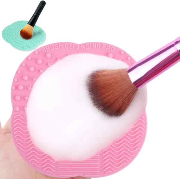 Silicone Cleaning Mat for Makeup Brushes Effective Deep Cleaning Tool for Cosmetic Brushes - 图片 3