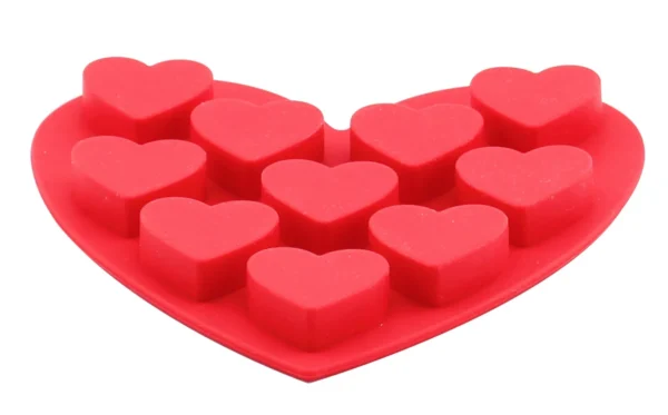 Happy Birthday Silicone Bakeware Heart Cake Pan BPA Free Food Grade Heart Shape 3d DIY Silicone Cake Pan Handmade Cake Mold - 图片 3