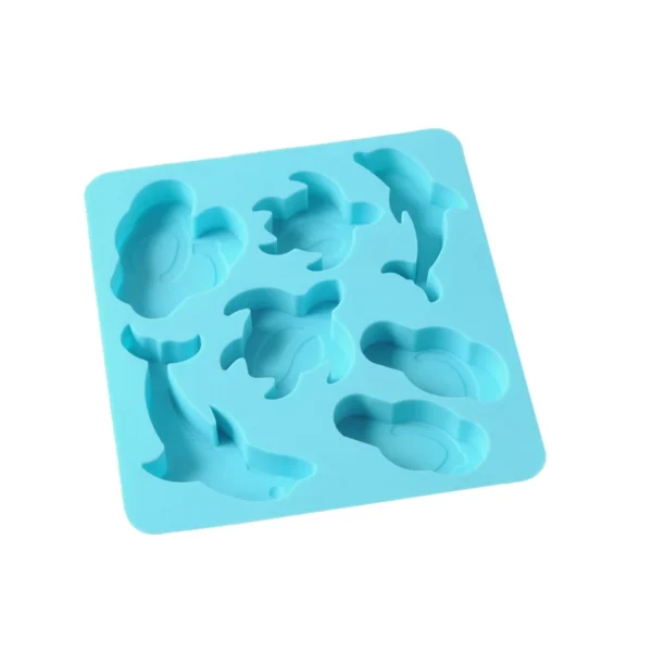 Customize Cartoon Animal Ice Mold 100% Food Grade Silicone Ice Tray BPA Free Ice Cube Mold for Children Eco Friendly