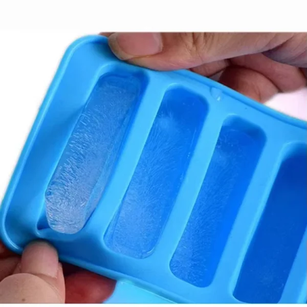 Food Grade  10 Cases Long bar Special Ice Lattice Silicone Rubber Customized Ice Mold  Ice Tray - Image 5