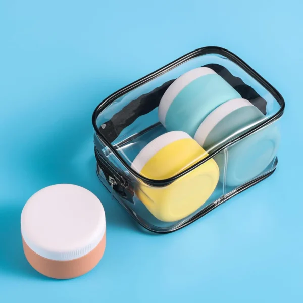 Portable Silicone Travel Bottles Eco-Friendly, Travel Size Containers for Liquids and Creams - 图片 4