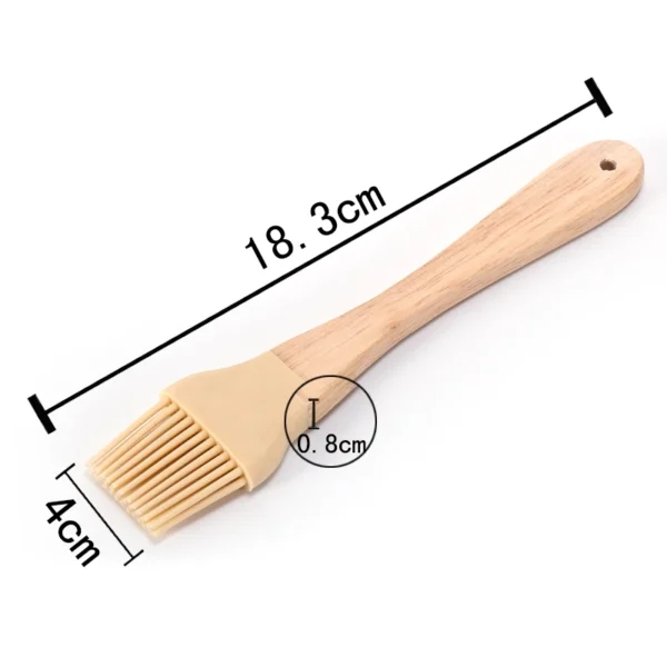 BPA Free Factory Easy to Clean Silicone Baking Pastry Olive Oil Brush - 图片 4