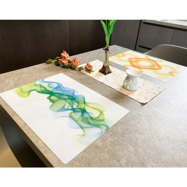 Heat Resistant Non-slip 11.8*15.7 in Silicone Placemat Waterproof Washable Table Mats Placemats for Dining Customize Table Mat - Image 5