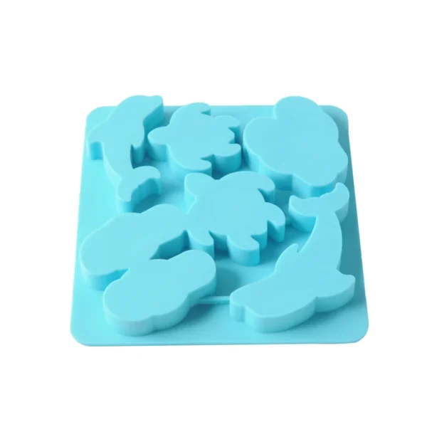 Customize Cartoon Animal Ice Mold 100% Food Grade Silicone Ice Tray BPA Free Ice Cube Mold for Children Eco Friendly - Image 2