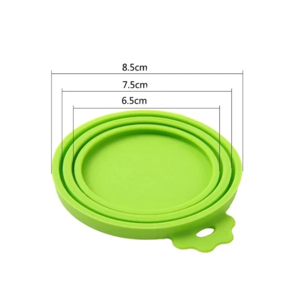 Keep Fresh Silicone Stretch Lids Reusable Can Covers for Food Leakproof Airtight Pet Cat Dog Food Storage Can Cover Lid BPA Free - 图片 6