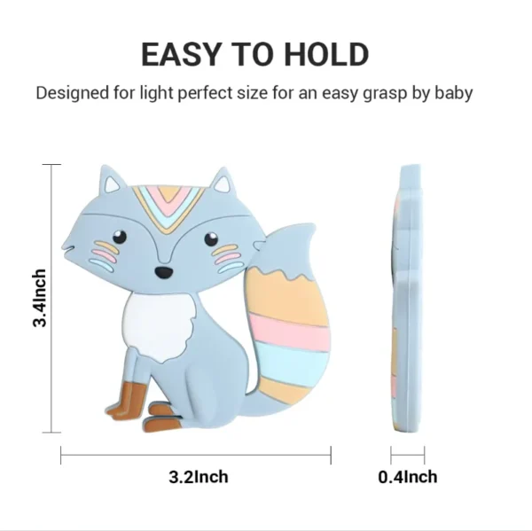 High-Quality Food Grade Silicone Teething Toys for Babies | Custom Designs Available - Image 4