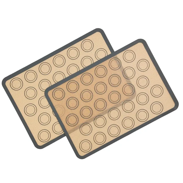 Silicone Baking Mat Non Stick Baking Sheets Reusable Bakeware Mats for Cookies for Bread Pastry Macaron Baking Mat Cake Pad