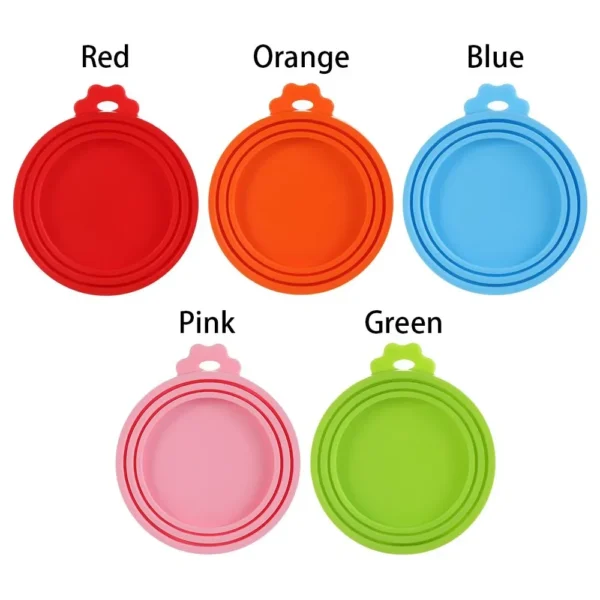 Keep Fresh Silicone Stretch Lids Reusable Can Covers for Food Leakproof Airtight Pet Cat Dog Food Storage Can Cover Lid BPA Free - 图片 5