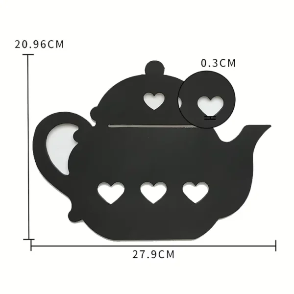 Teapot-Shaped Silicone Heat Resistant Mat Non-Slip Insulation Pad for Kitchen and Table Protection - 图片 2