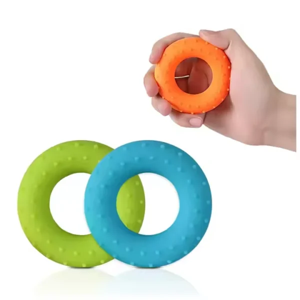 Silicone Bumpy Grip Ring Non-Slip Hand Strengthener for Forearm, Wrist, and Finger Exercise - 图片 3