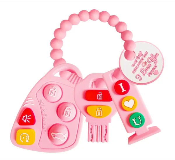 Teether Silicone for Babies Infant Toddle Silicone Teething Necklace Washable Material - 图片 3