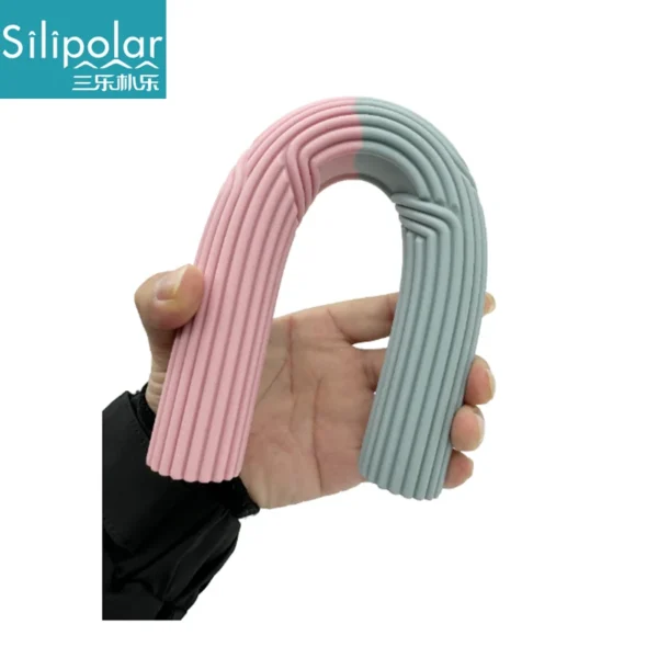 Silicone Hand Grip Strengthener, Adjustable Finger & Forearm Exerciser for Men & Women - Image 4