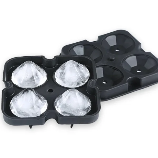 Silicone Ice Mold Tray, Flexible Ice Cube Maker for Home & Bar Use - 图片 2