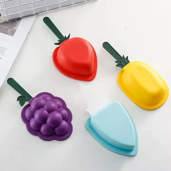 Custom Silicone Fruit Shaped Ice Cube Tray | BPA-Free Creative Ice Mold for Parties and Home Use - Image 2