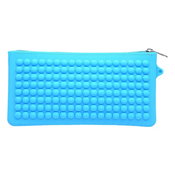 Silicone Pencil Case Make up Bag Travel Carry All Zipper Case Pouch Color Customized Multifunctional Wallet