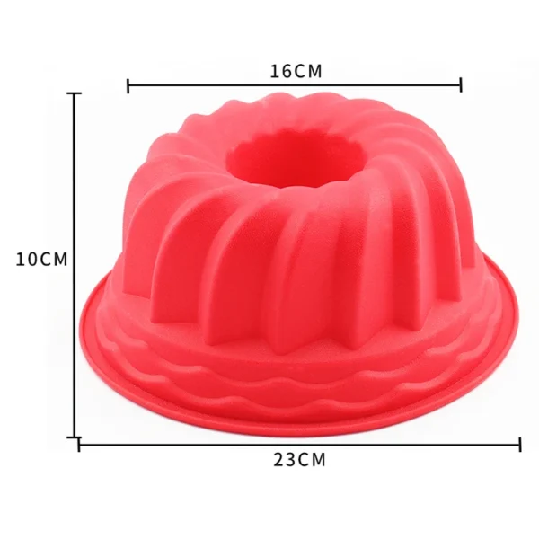 BPA Free Food Grade Custom Nonstick and Heat Resistant Reusable Pumpkin Silicon Cake Mold Baking Cake Silicone Molds - 图片 2