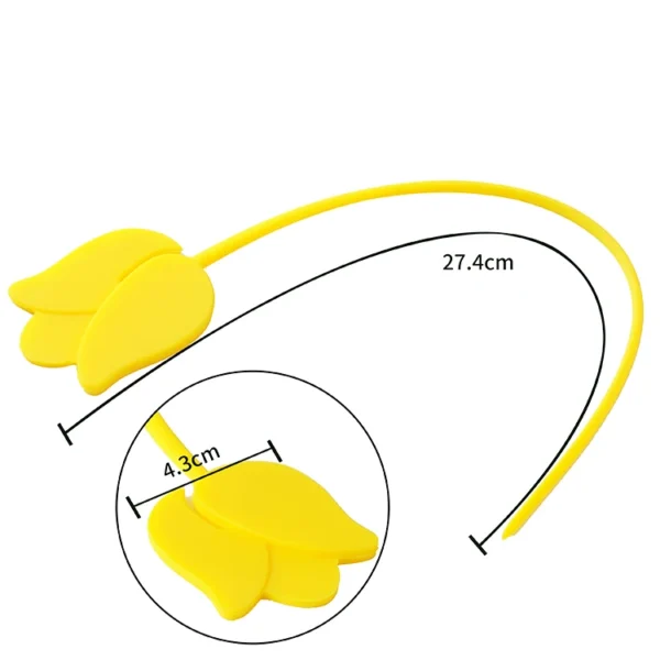 Factory Sale Silicone Cable Tie Reusable Hook and Loop Flower Shape Nylon Soft Silicone Cable Tie and Fixings Durable Straps - 图片 3