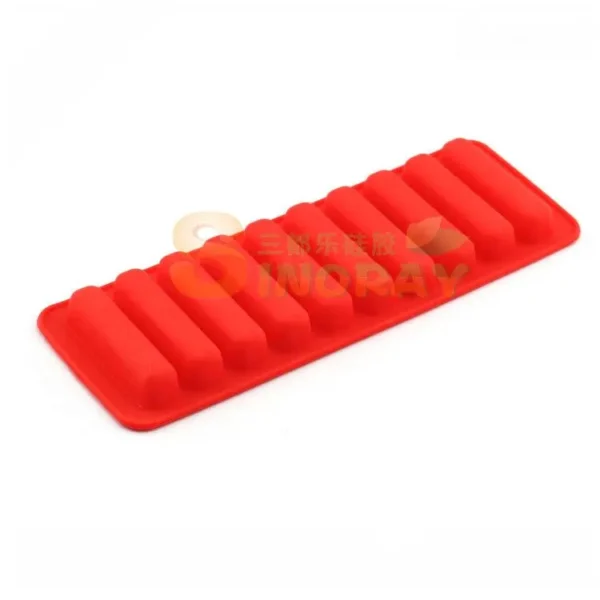 Long Thin Strip Ice Mold High Quality Silicone Mold for Chocolate Bar Silicone Cake Mold Color Customized