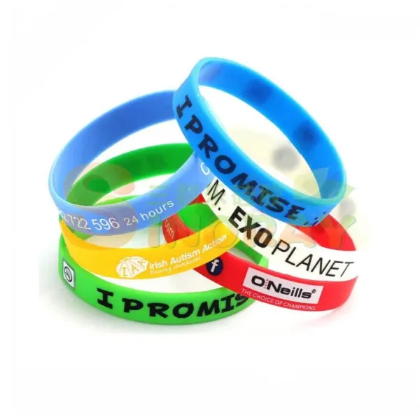 Custom Silicone Wristbands Personalized, Durable, and Comfortable Bracelets for Events and Promotions