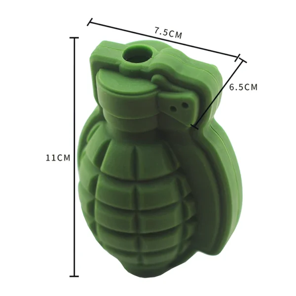 Hot Sale Food Grade Creative 3D Hand Grenade Shape Cool Silicone Ice Cube Maker Tray Ice Ball Mold for Whisky - Image 2