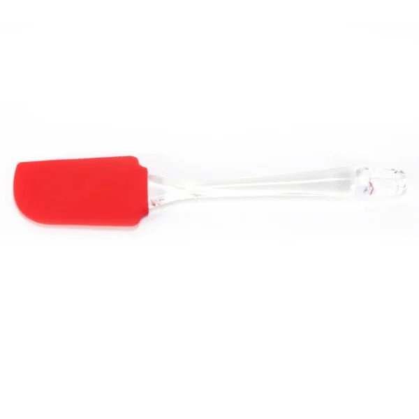 BPA Free Heat Resistant Easy to Clean Food Grade Personalized Kitchen Silicone Spatula With Plastic Handle - 图片 3