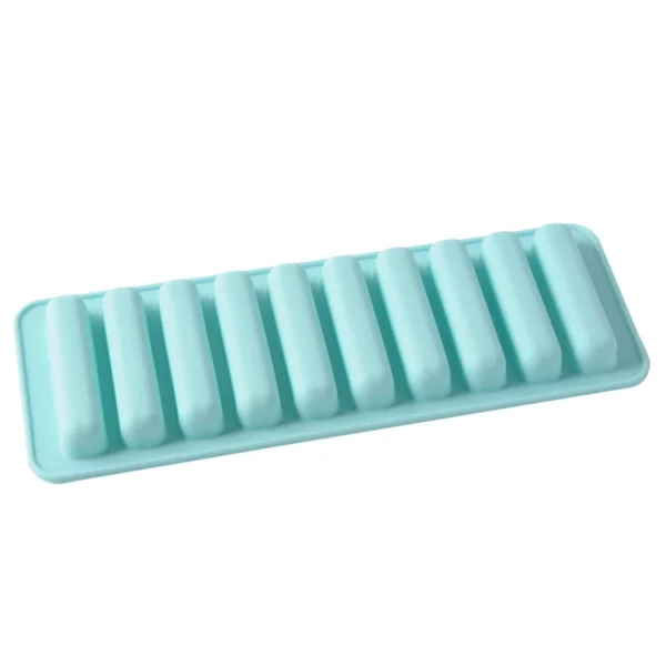 Food Grade  10 Cases Long bar Special Ice Lattice Silicone Rubber Customized Ice Mold  Ice Tray - Image 2