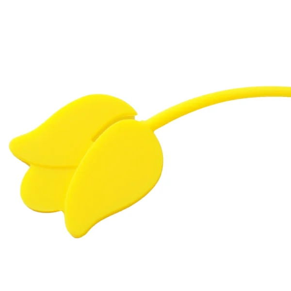 Factory Sale Silicone Cable Tie Reusable Hook and Loop Flower Shape Nylon Soft Silicone Cable Tie and Fixings Durable Straps - 图片 5