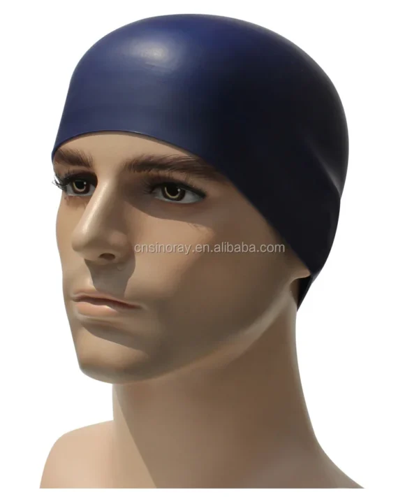 Customized Adult Silicone Swim Cap Waterproof Swimming Hat Durable Non-Slip Swimming Pool Cap Elastic Unisex - Image 4