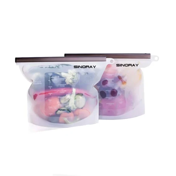 Airtight Seal Vacuum Reusable Silicone Food Storage Bag