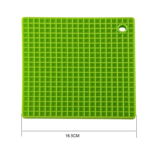 Drying Mat Heat Resistant Coasters Non Slip Hot Pads Pot Holder Silicone Trivet Mat for Cooking and Kitchen - Image 6