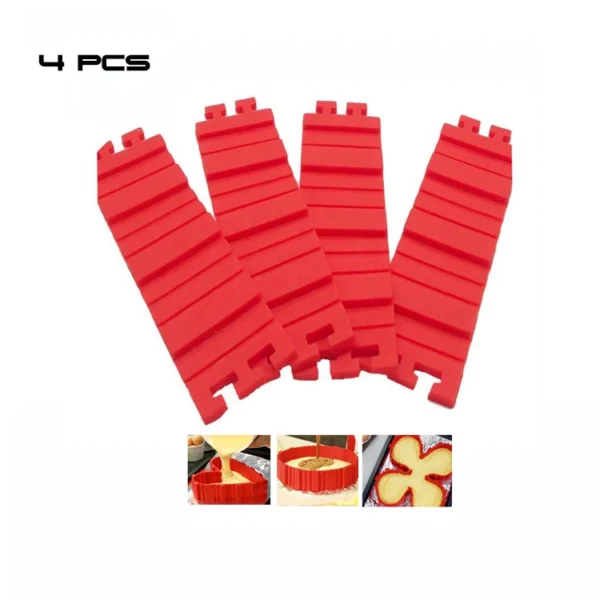 4PCS Hot Sale Nonstick Magic Best Flexible Silicone Snake DIY Baking Mould Cake Tools