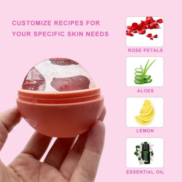 Reusable Silicone Ice Face Mask for Skin Care & Beauty Treatment - 图片 5