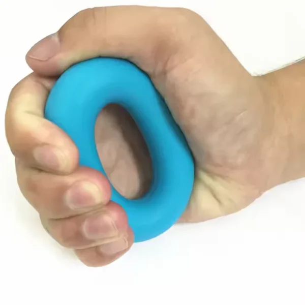 Silicone Smooth Grip Strength Ring Durable Hand Exercise Ring for Finger, Wrist, and Forearm Training