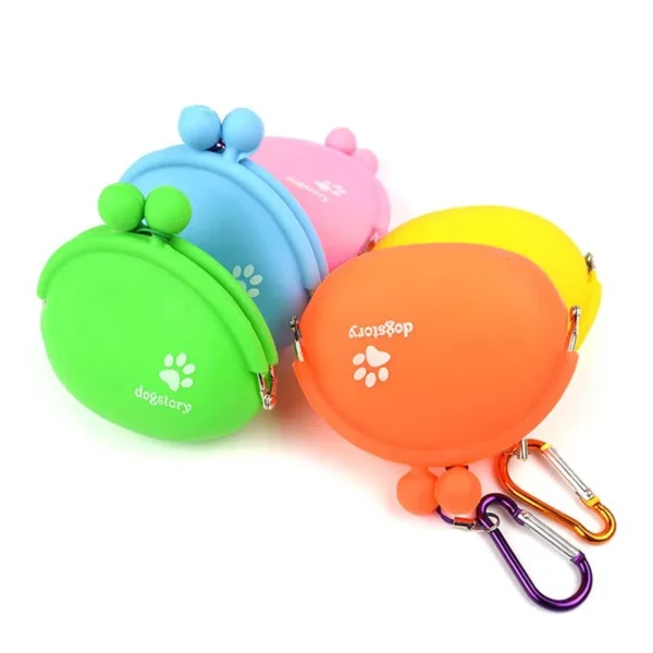 Factory Sale Silicone Coin Pouch Key Case Silicone Change Purse Mini Wallet Portable Headphone Bag - Image 5