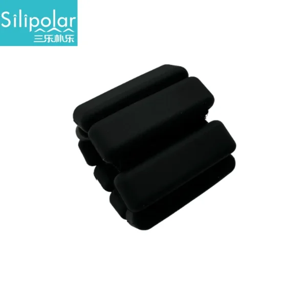 Silicone Weighted Yoga Wristbands Adjustable Fitness Resistance Bands for Workouts & Training - Image 4