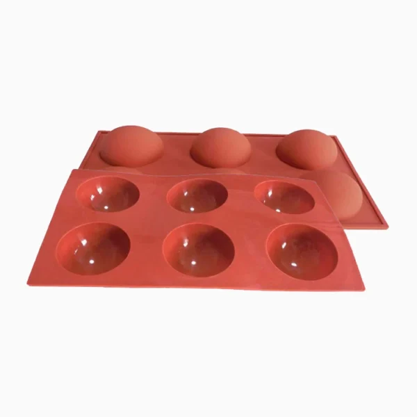 Making Hot Chocolate Bomb Cake Jelly Dome Mousse Large 6-Cavity Semi Sphere Half Ball Silicone Mold