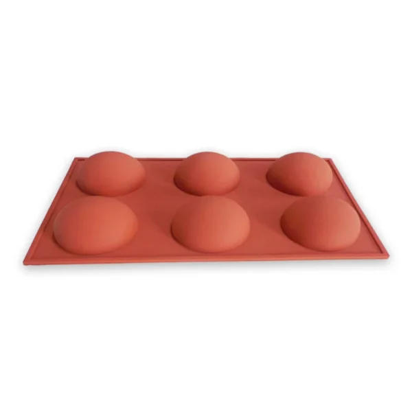 Making Hot Chocolate Bomb Cake Jelly Dome Mousse Large 6-Cavity Semi Sphere Half Ball Silicone Mold - Image 2