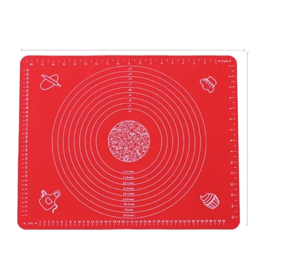 70*70 Non-stick Silicone Pastry Mat Heat-resistant Silicone Large Pastry Mat With Measure