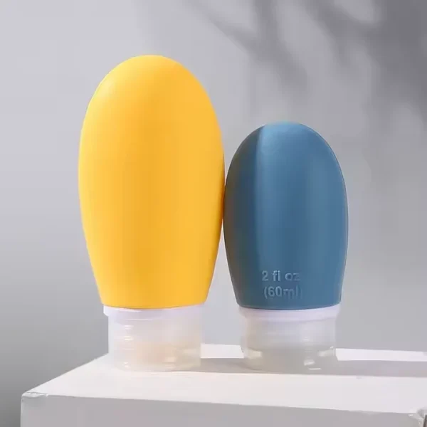 Silicone Travel Bottles Leak-Proof, Portable Travel Size Containers for Shampoo, Lotion, and Toiletries - 图片 3