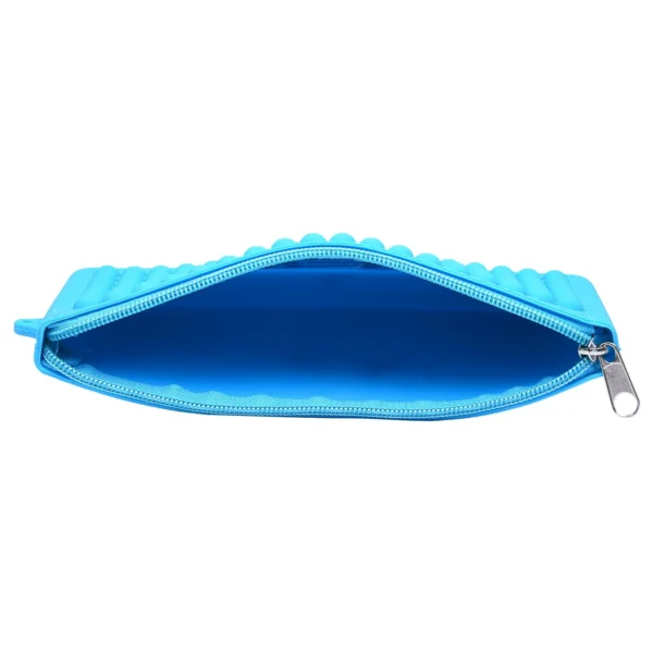 Silicone Pencil Case Make up Bag Travel Carry All Zipper Case Pouch Color Customized Multifunctional Wallet - Image 4