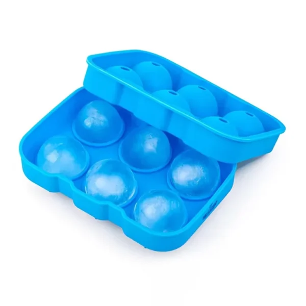 Silicone Ice Ball Maker | Large Sphere Ice Mold for Whiskey, Cocktails, and Drinks